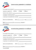 Autorisation Parentale