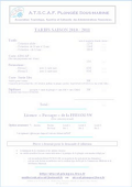 Tarifs 